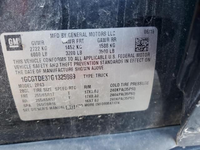 2016 Chevrolet Colorado Z71