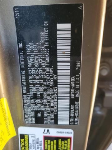 2012 Toyota Venza xle