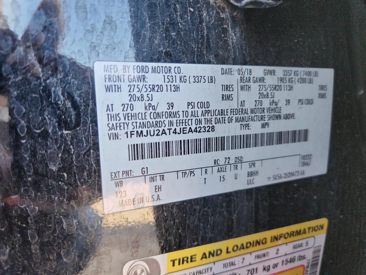 2018 Ford Expedition Limited