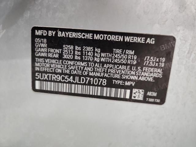 2018 BMW X3 XDRIVE30I