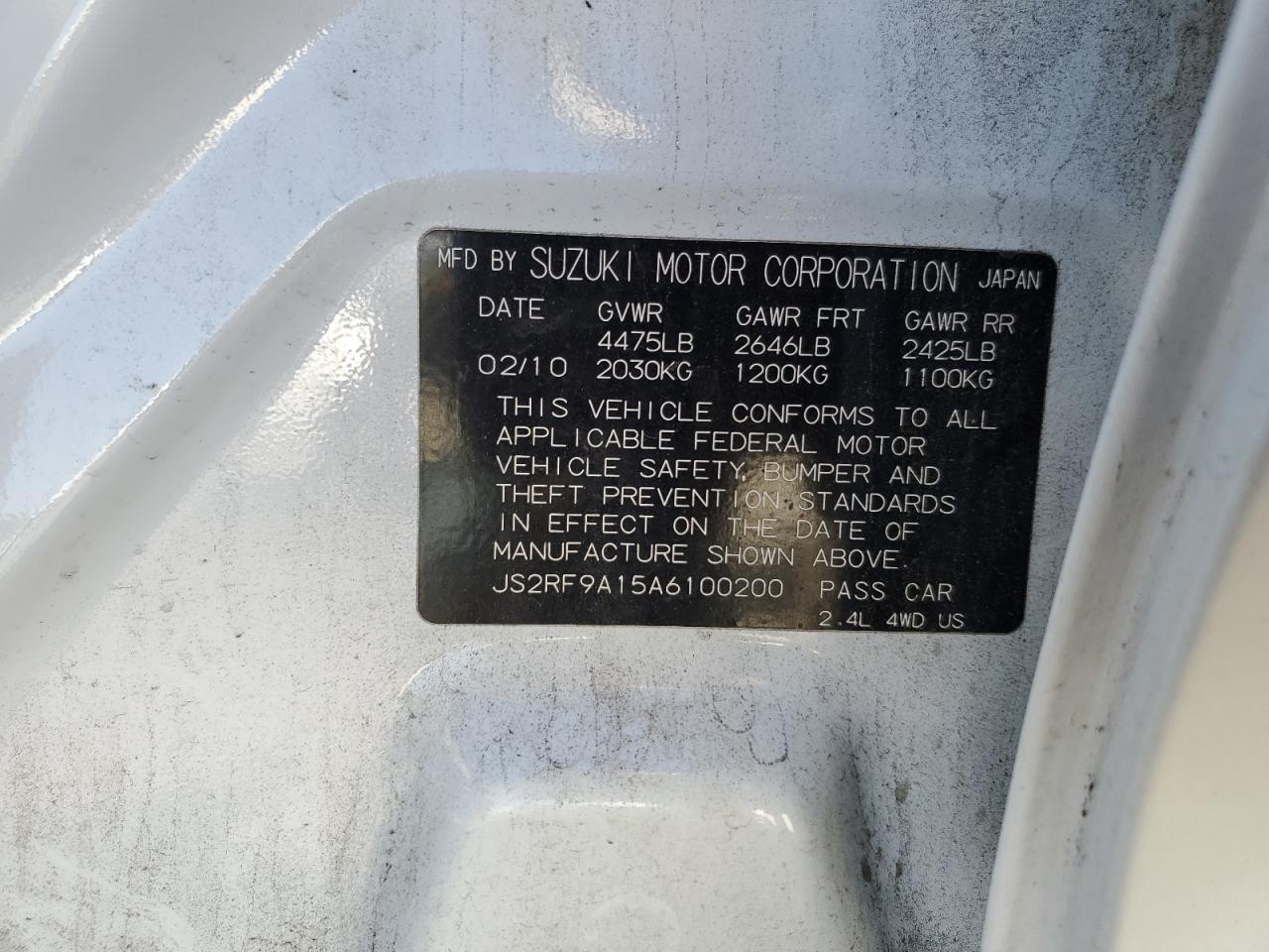 2010 Suzuki Kizashi s