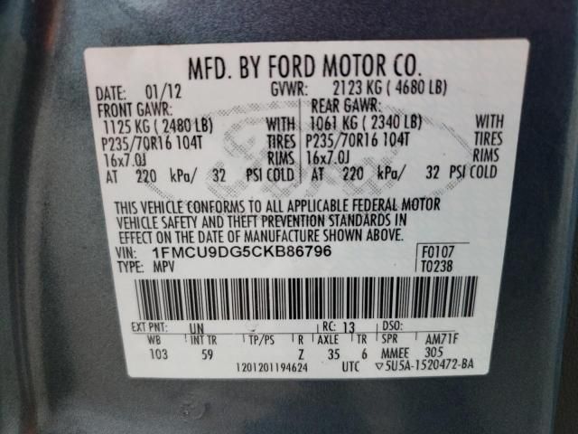 2012 Ford Escape XLT