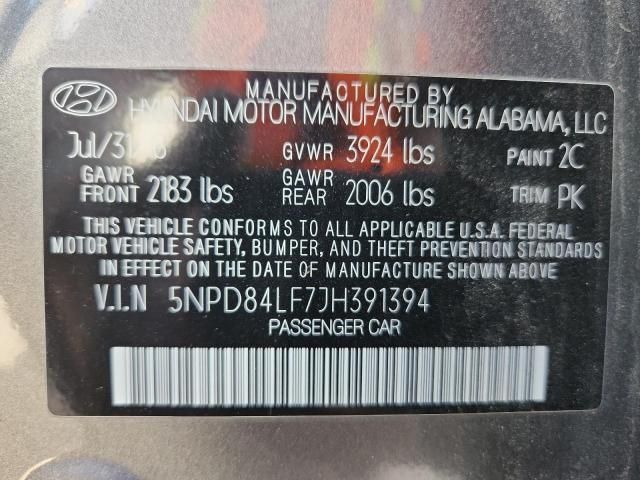 2018 Hyundai Elantra SEL