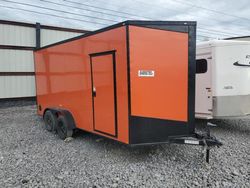 Salvage cars for sale from Copart Madisonville, TN: 2024 Seed Cargo 7X16TA2 Enclosed Cargo Trailer