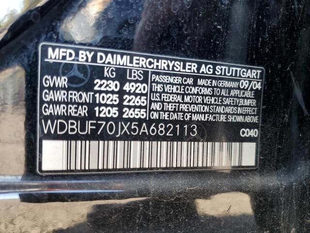 2005 Mercedes-Benz E 500