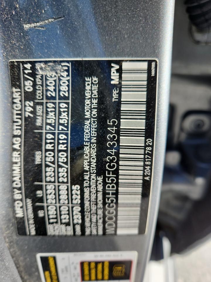 2015 Mercedes-Benz Glk 350