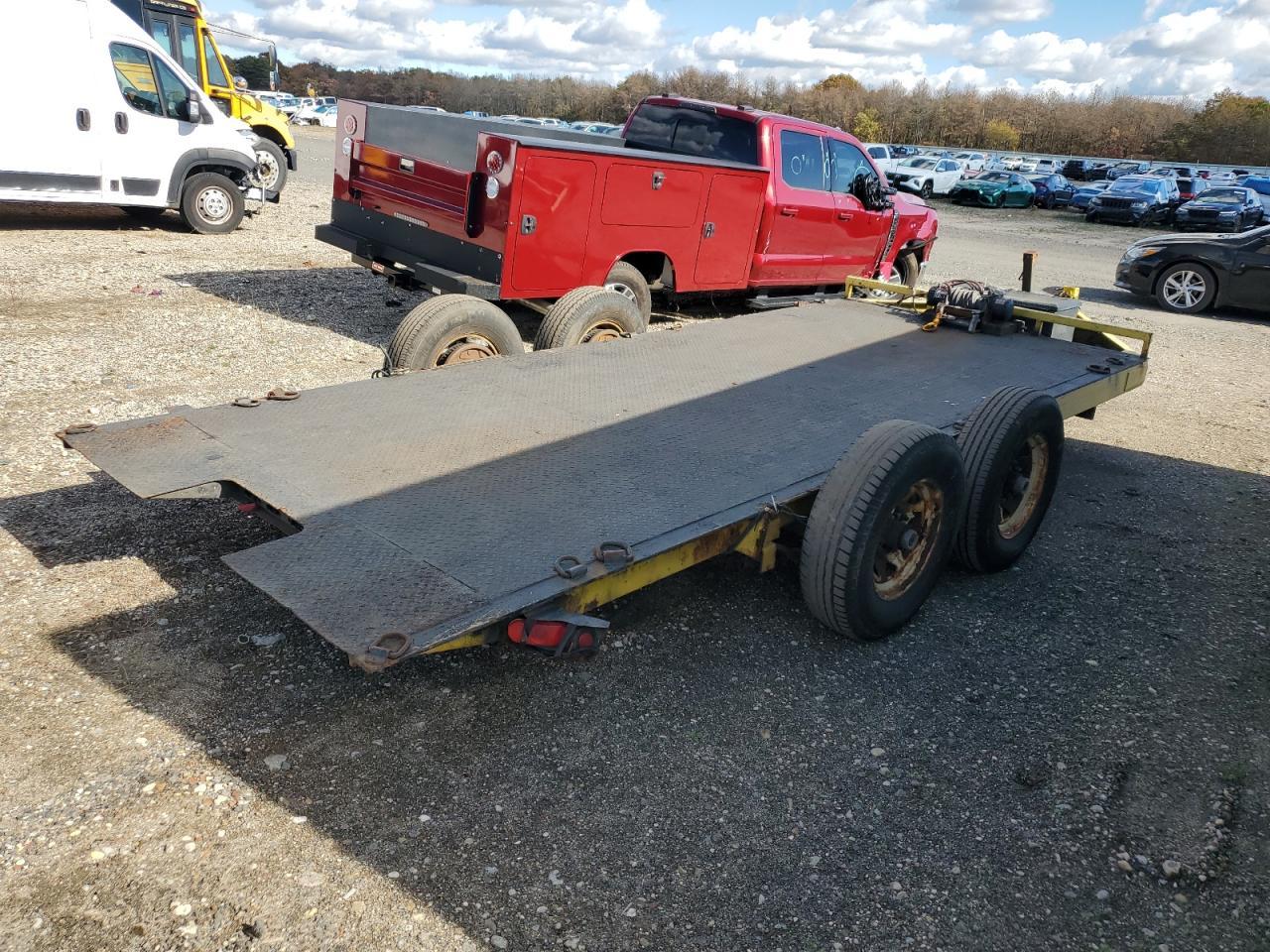 2009 Bri-Mar Tilt Deck Equipment Trailer