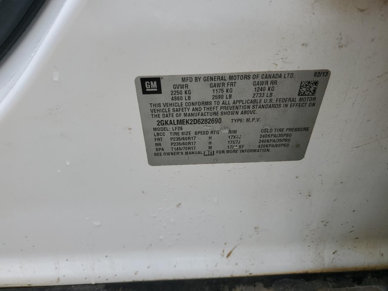 2013 GMC Terrain sle