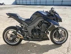Salvage motorcycles for sale at Hampton, VA auction: 2011 Kawasaki ZR1000 D