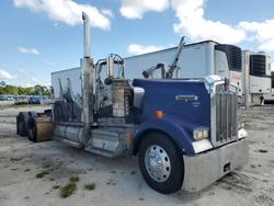 Salvage trucks for sale at Fort Pierce, FL auction: 2001 Kenworth W900 Semi Truck