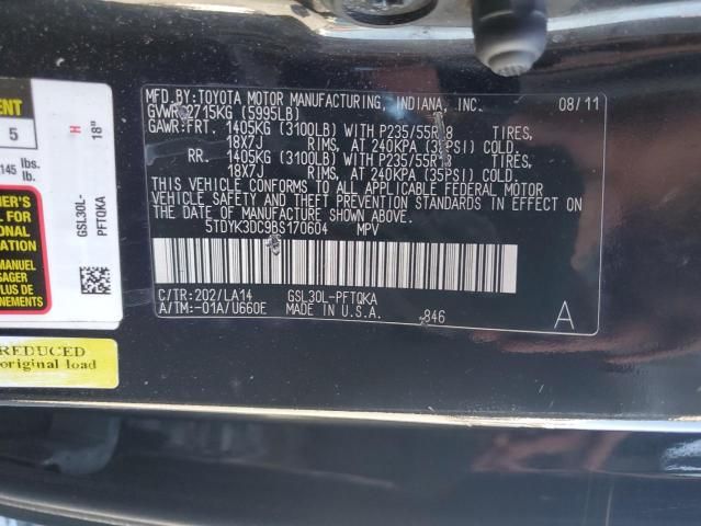 2011 Toyota Sienna XLE