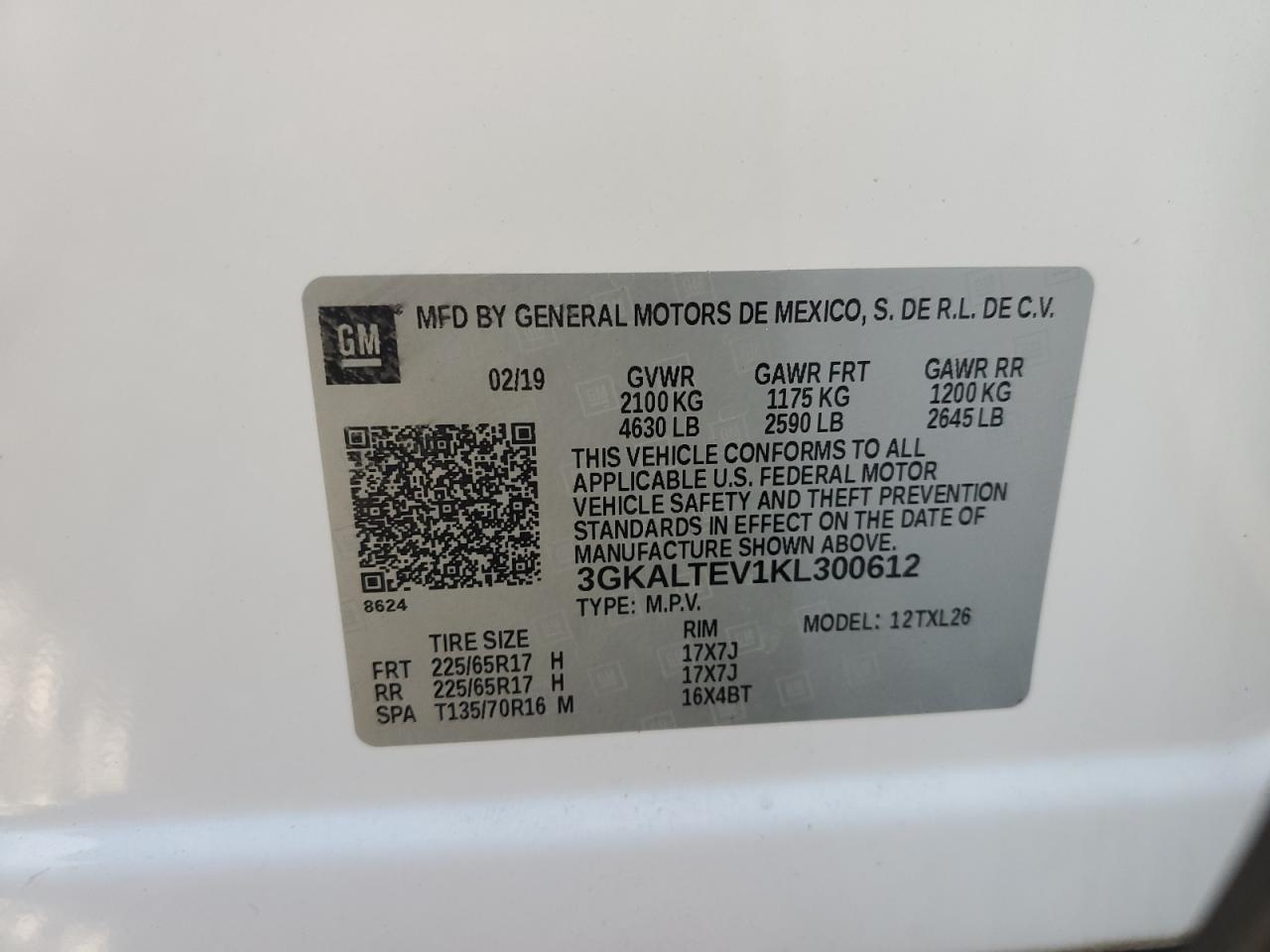 2019 GMC Terrain sle
