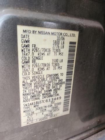 2007 Nissan Pathfinder le