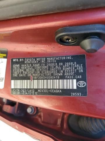 2004 Toyota Camry LE