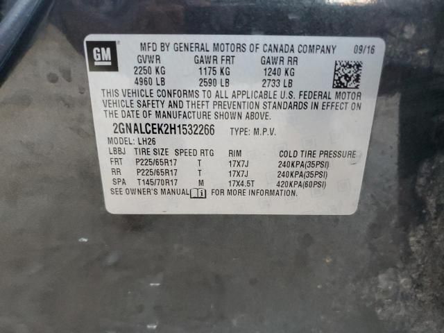 2017 Chevrolet Equinox lt