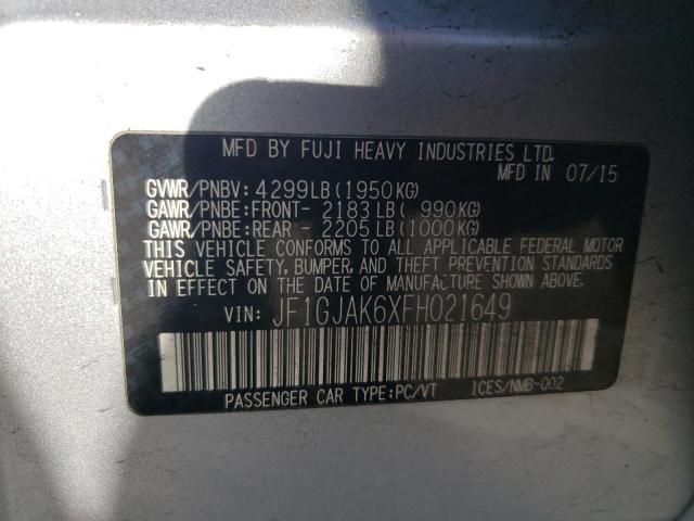 2015 Subaru Impreza Premium Plus