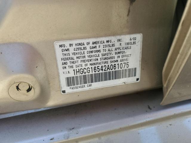 2002 Honda Accord ex