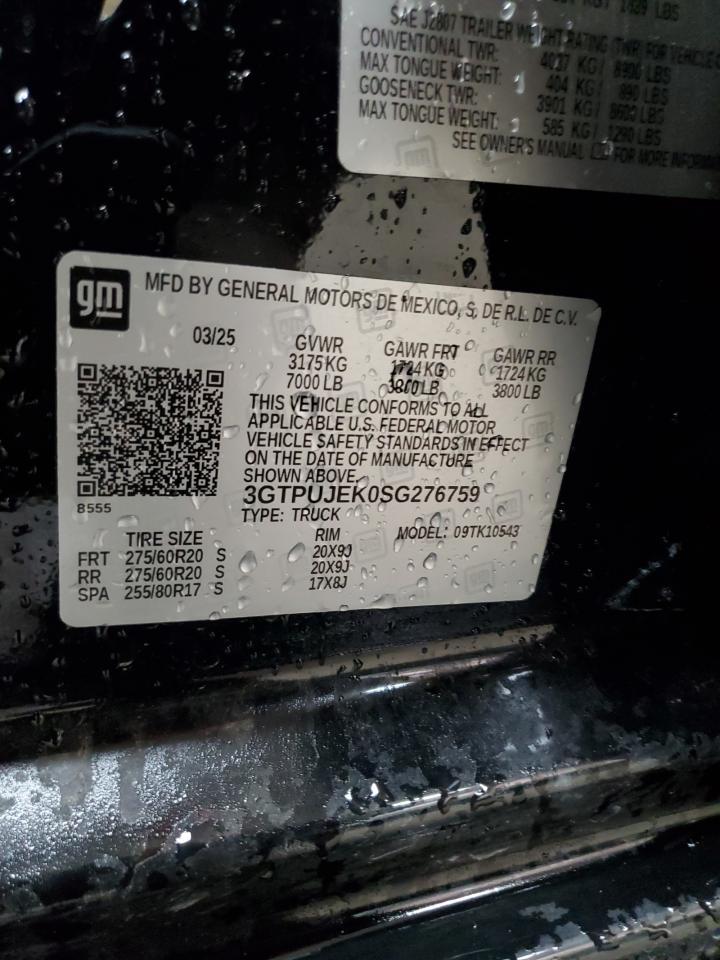 2025 GMC Sierra K1500 ELEVATION-L