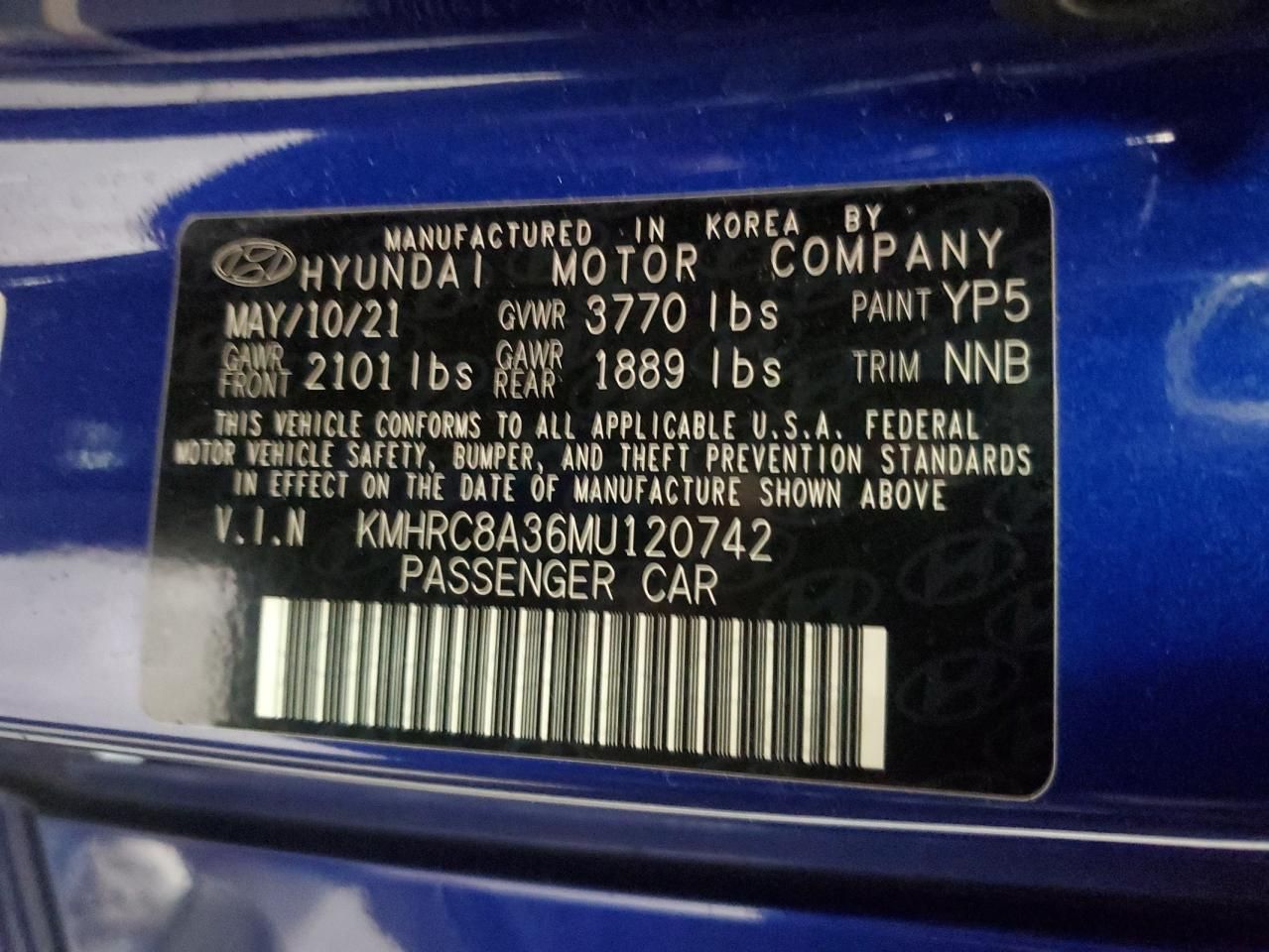 2021 Hyundai Venue sel