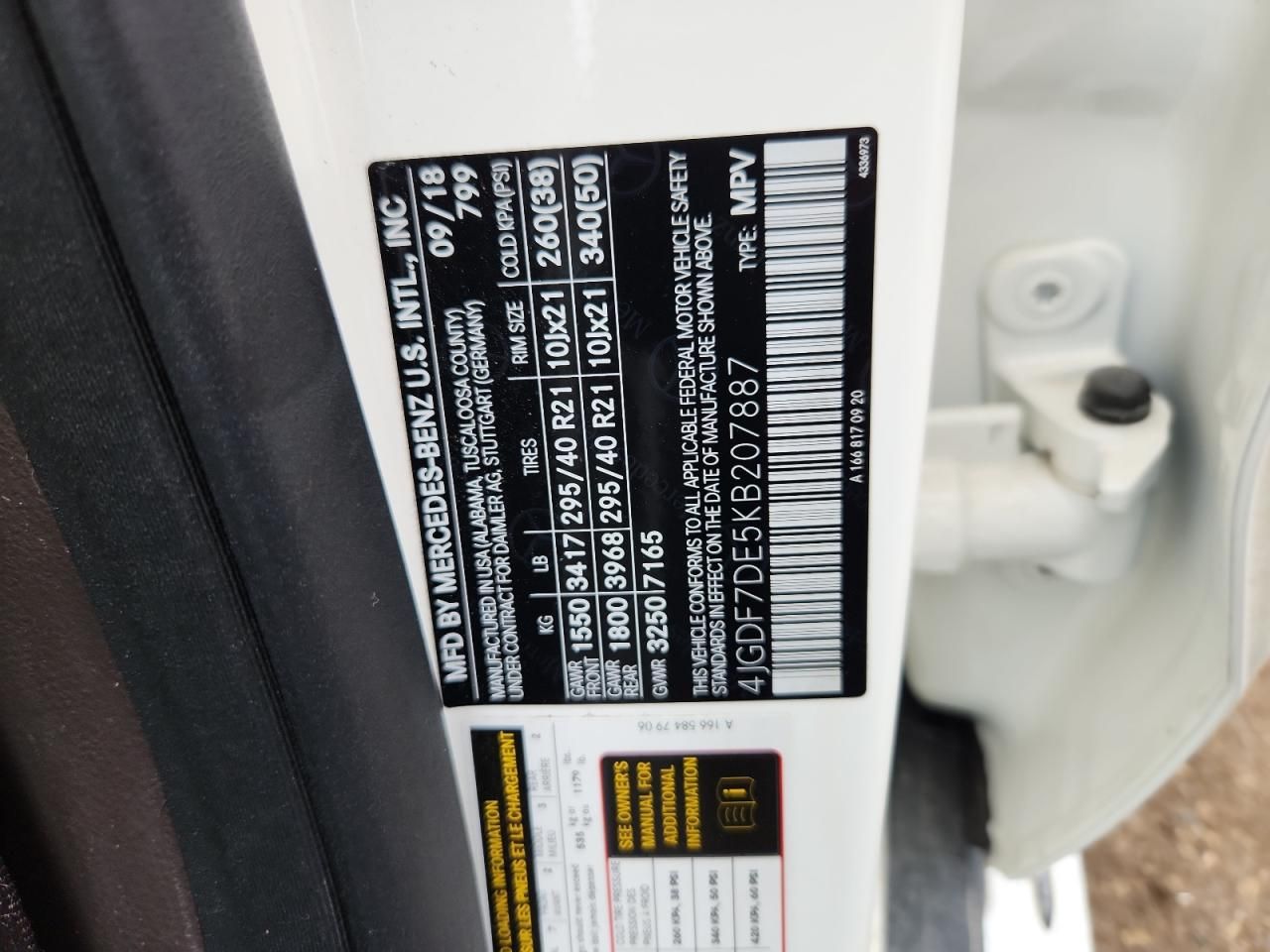 2019 Mercedes-Benz Gls 550 4matic