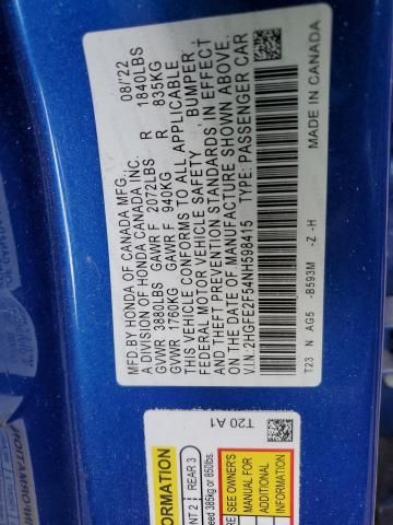 2022 Honda Civic Sport