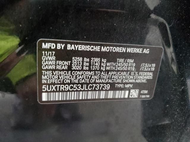 2018 BMW X3 XDRIVE30I