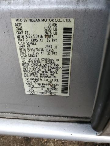 2007 Nissan Xterra OFF Road