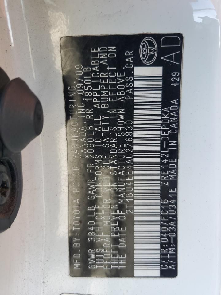 2010 Toyota Corolla Base