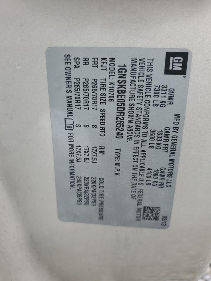 2013 Chevrolet Tahoe K1500 lt