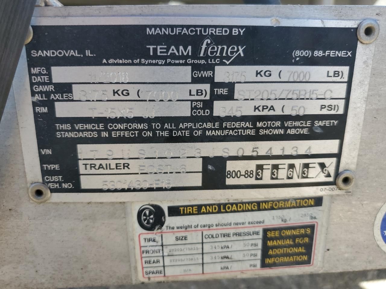 2018 Team Fenex Fiber Optic Splicing Trailer