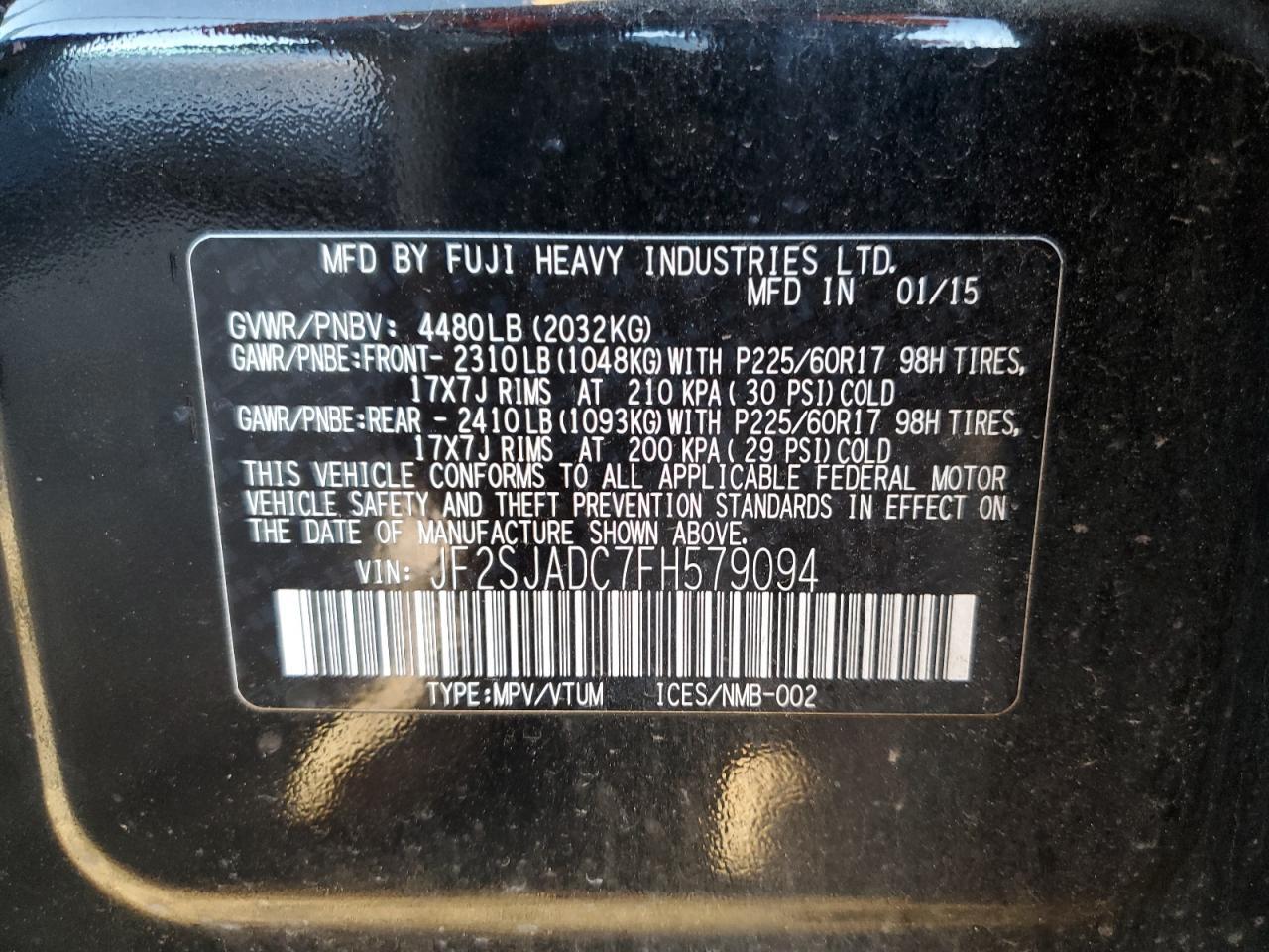 2015 Subaru Forester 2.5i Premium