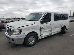 Salvage trucks for sale at Rancho Cucamonga, CA auction: 2015 Nissan NV 3500 S