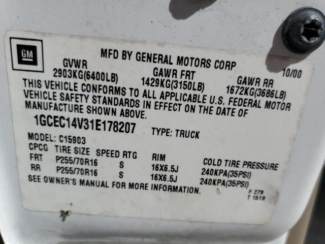 2001 Chevrolet Silverado C1500