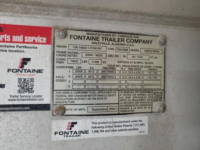 2023 Fontaine Flatbed TR