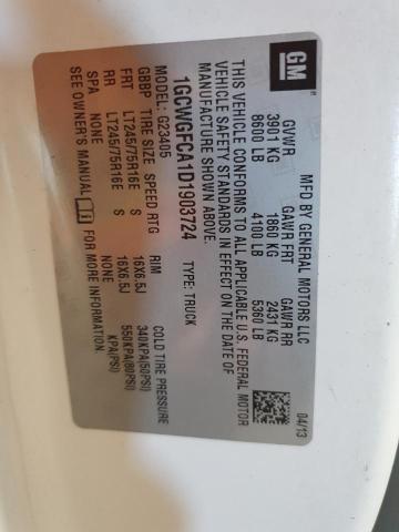 2013 Chevrolet Express G2500