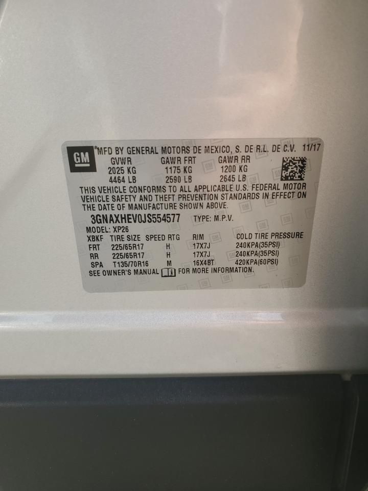 2018 Chevrolet Equinox ls