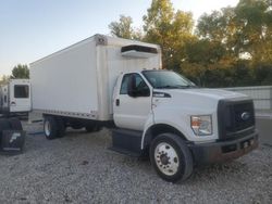 Salvage trucks for sale at Bridgeton, MO auction: 2018 Ford F750 Super Duty