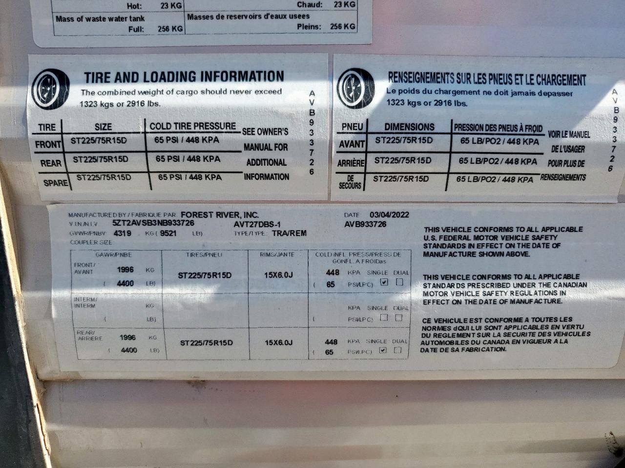 2022 Wildwood 2022 Foresriver Avenger