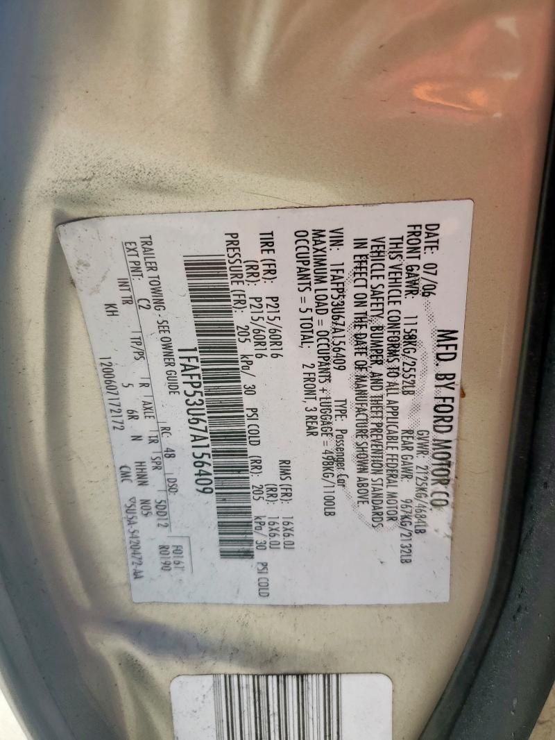 2007 Ford Taurus SE