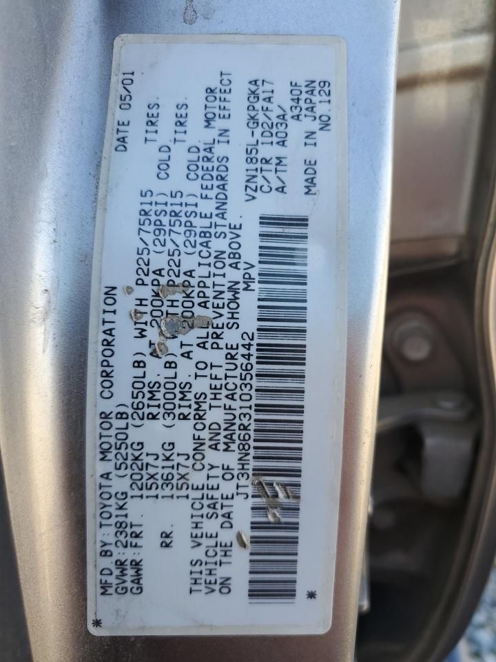 2001 Toyota 4runner SR5