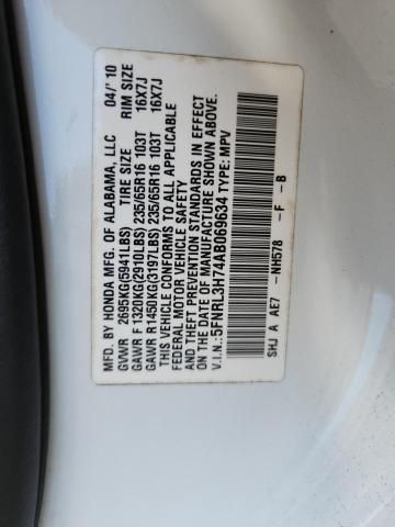 2010 Honda Odyssey EXL