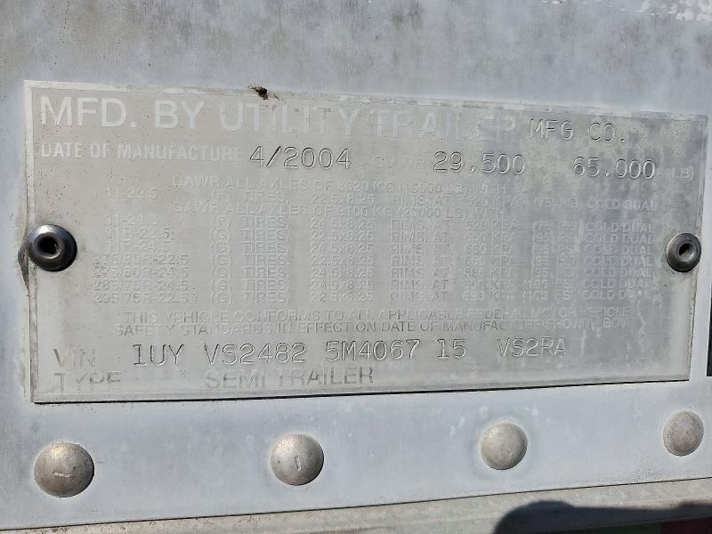 2005 Utility Trailer Manufactu Trailer-Refrigerated Van Trailer