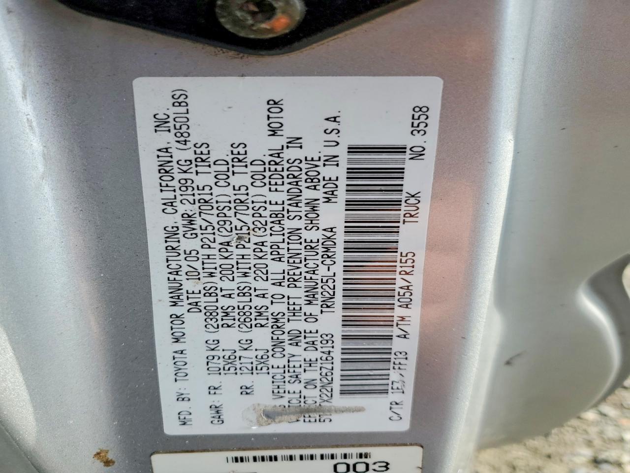 2006 Toyota Tacoma Base