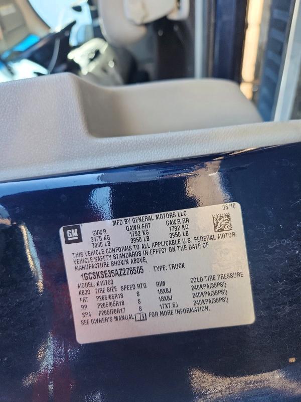 2010 Chevrolet Silverado K1500 LT