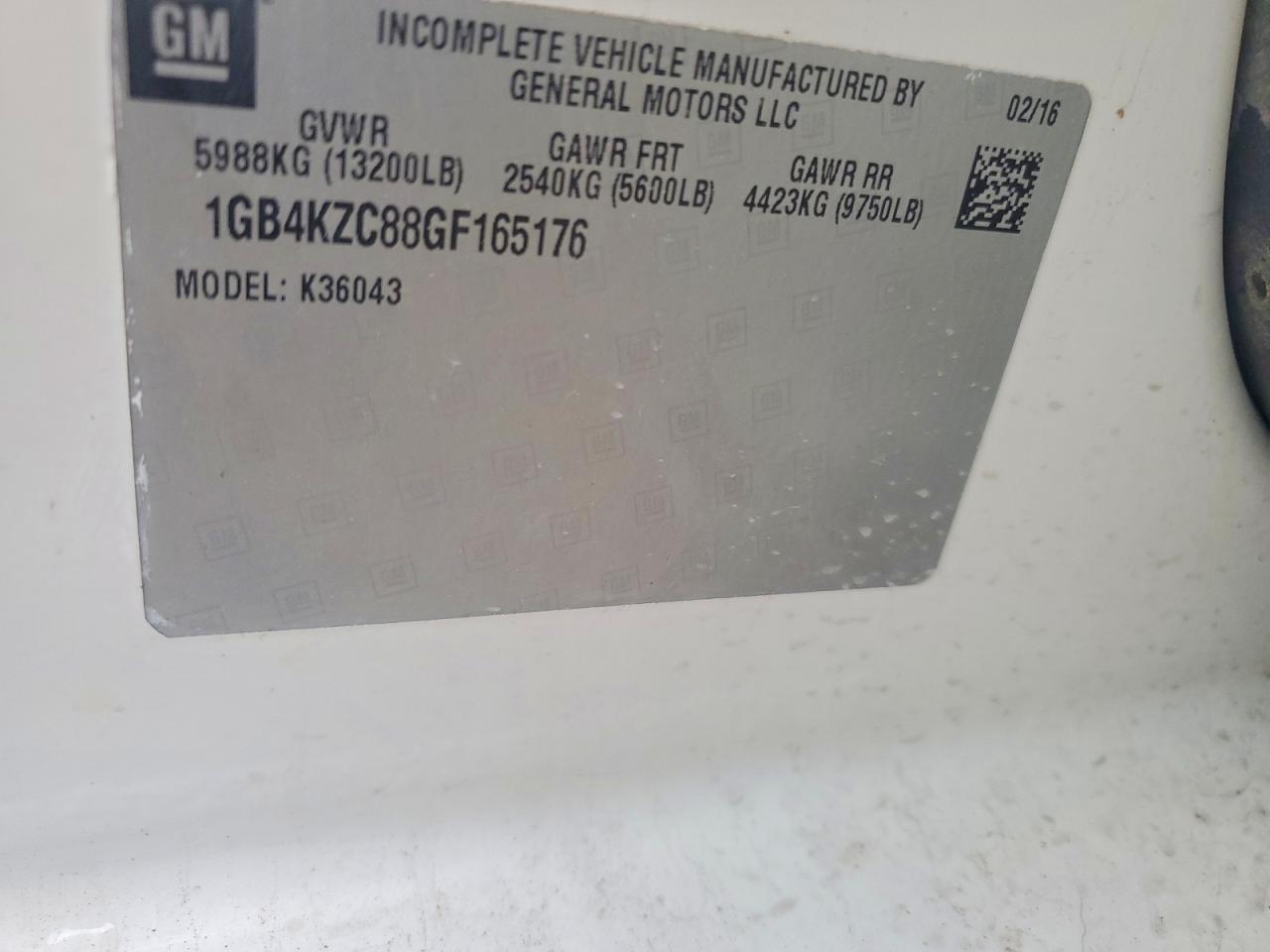 2016 Chevrolet Silverado K3500 LT