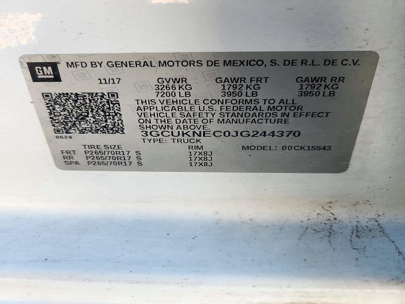 2018 Chevrolet Silverado K1500