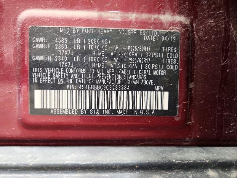 2012 Subaru Outback 2.5i Premium