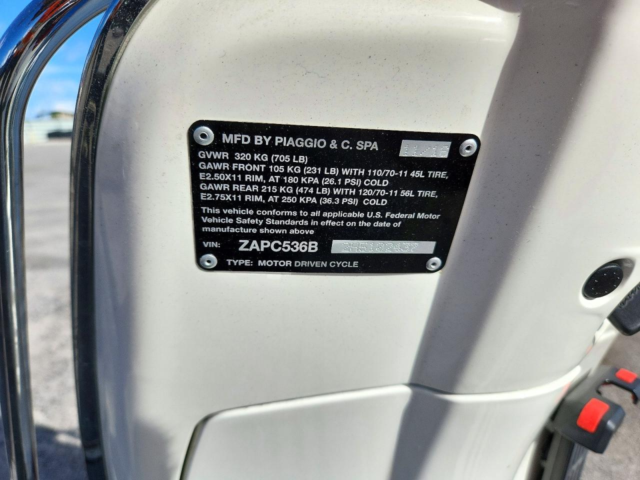 2017 Vespa Primavera 50 4V IE