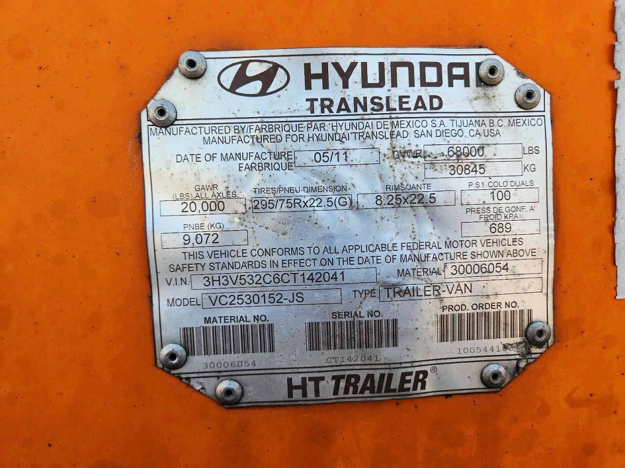 2012 Hyun Trailer