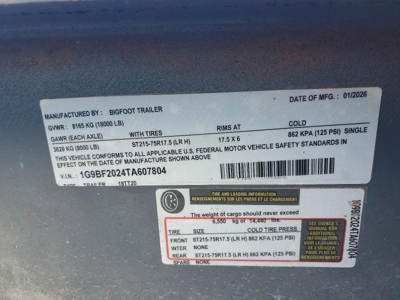 2026 Bigfoot Trailers
